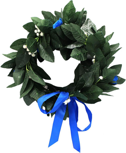 Corona alloro laurea in - corona, di
