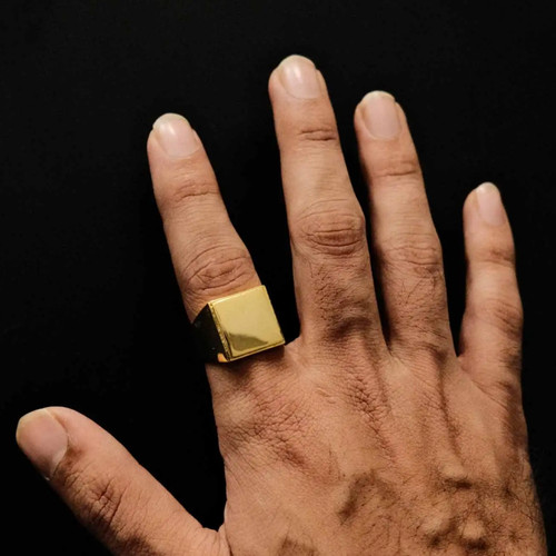 Anello uomo argento - in,