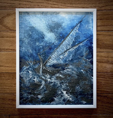 Dipinto originale nave