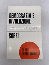 GEORGES SOREL - DEMOCRAZIA E RIVOLUZIONE - EDITORI RIUNITI