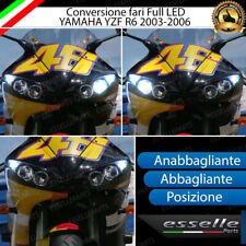 KIT FARO LED YAMAHA YZF R6 2003-2006 ANABBAGLIANTE ABBAGLIANTE H7 POSIZIONE T10
