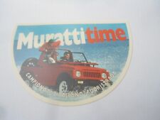 MURATTI TIME - CON FUORISTRADA SUZUKI   -  ADESIVO CON VELINA