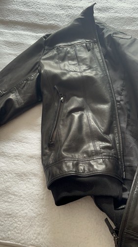 Giubbotto pelle trussardi - pelle,
