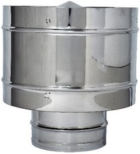 Fumaiolo Fisso Antivento Inox