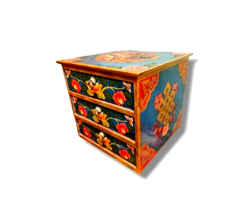 Tibet piccola credenza - , vintage