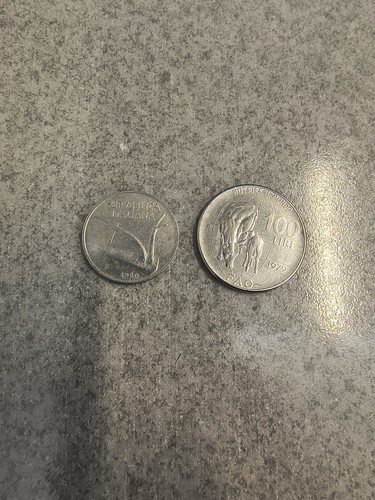 Monete lira italiana - , spiga