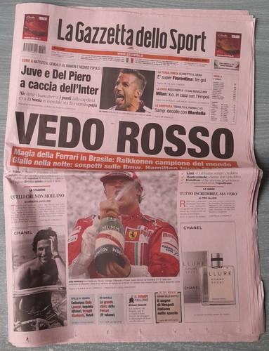 Giornale raikkonen ferrari - raikkonen,