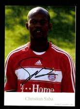 Biglietto autografo Christian Saba Bayern Monaco II 2008-09 originale firmato 