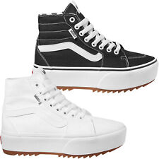 VANS SCARPE SNEAKERS FILMORE DONNA RAGAZZA HI PLATFORM NERO BIANCO DAL 36 AL 41