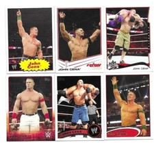 TOPPS WWE 6 JOHN CENA WRESTLING CARDS SUICIDE SQUAD UN BEL MIX