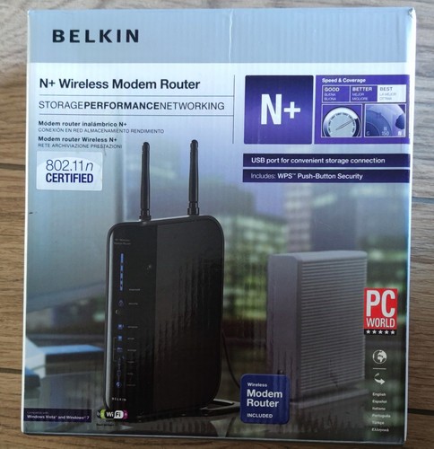 Wireless modem router belkin - modem,