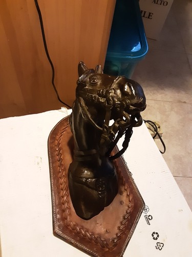 Testa cavallo bronzo - testa, in