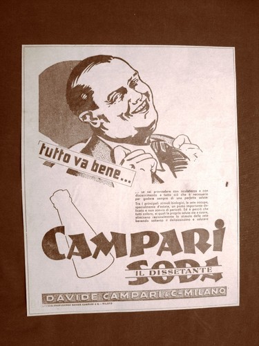 Pubblicità del 1945 - , campari