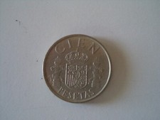 MONETA SPAGNA 100 CENTO CIEN