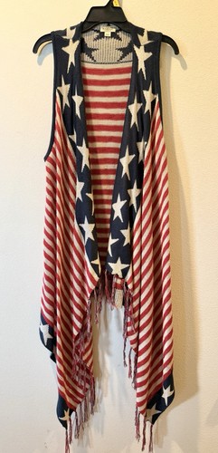 Gilet con frange bandiera