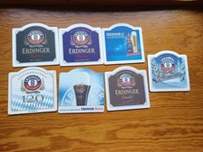 7 sottobicchieri birra "Erdinger" diversi motivi / feltri birra 