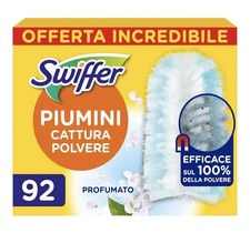 Swiffer Duster Piumini Cattura Polvere – Confezione Giga da 92 Piumini