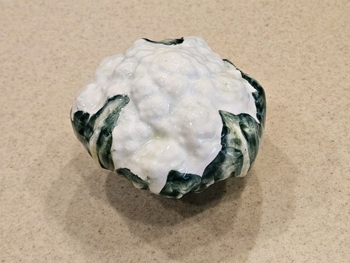 Cavolfiore ceramica dipinto - ceramica,