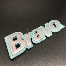 FIAT BRAVO LOGO SIGLA EMBLEMA FREGIO STEMMA SCRITTA TARGHETTA BADGE TARGA PLACCA