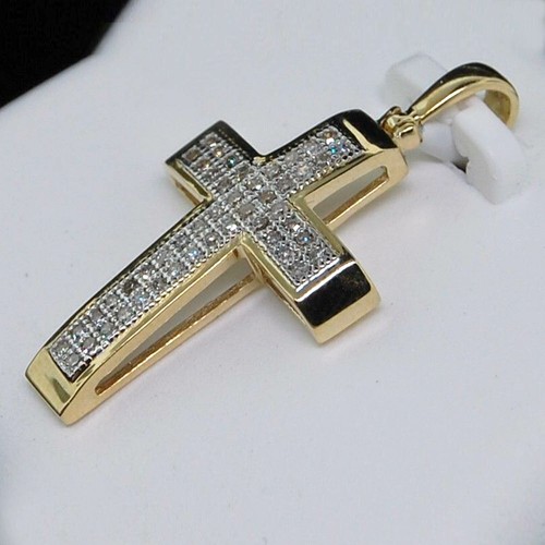 Ciondolo croce diamante