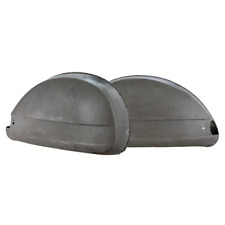 COPPIA COFANI BAULETTI LATERALI GREZZI  completi VESPA PX PXE 125 150 200 cc