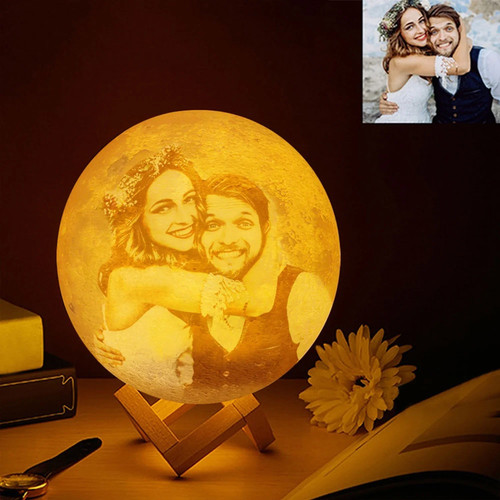 Lampada luna personalizzata - luna, 3d