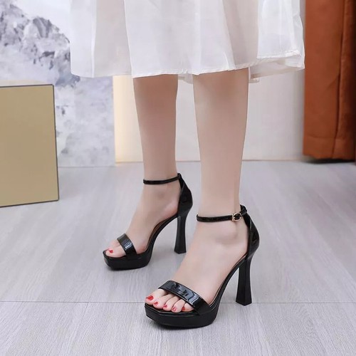 Sandali eleganti neri tacco - sandali,