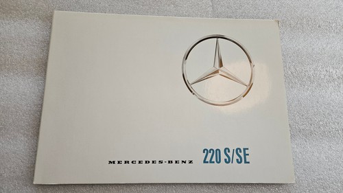 1961 brochure mercedes - brochure, 220s