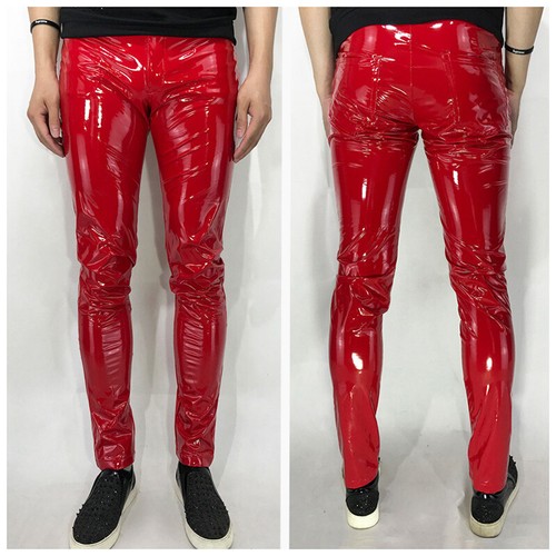 Pantalone uomo ecopelle