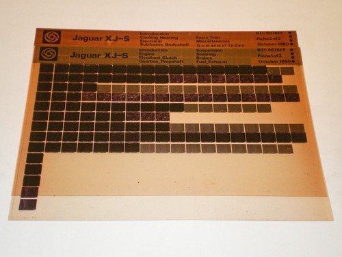 Microfiche catalogo ricambi - catalogo,