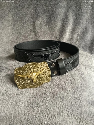 Cintura cowboy nera - , western
