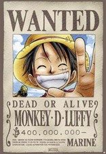 Poster One Piece Wanted Dead