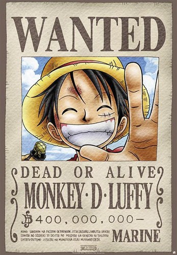 Poster one piece wanted - piece,