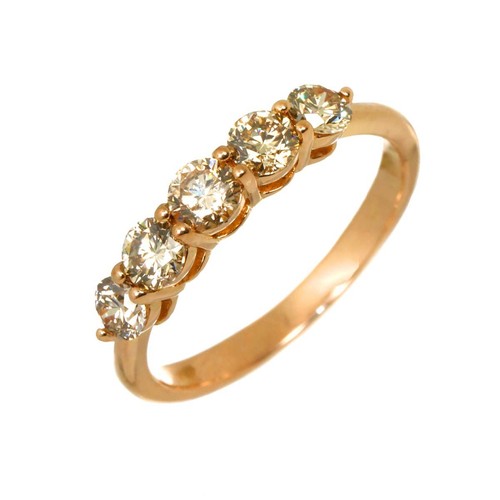 Anello con diamanti 00 - con, 1,00