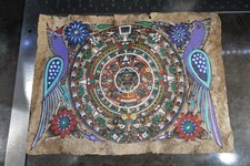 Calendario azteco dipinto a