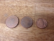 Lot de 3 Pièces Coin 1 5 Cent