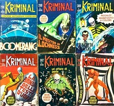Kriminal 298/299/300/301/302/304 – 1971 – Ottimi – Leggi Descrizione