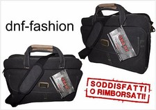 Borsa Cartella 24 Ore Tracolla x Documenti Pc Ufficio Canvas Ormi Uomo 22108