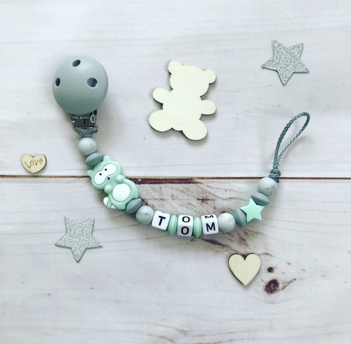 Pacifier chain bow nuckelkette - pacifier,