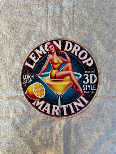 Insegna martini lemon drop - insegna,