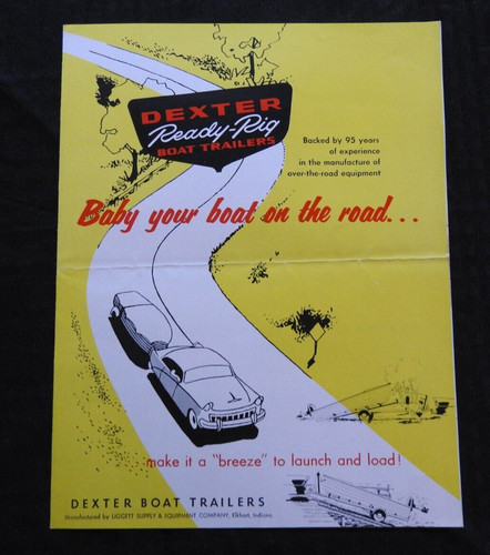 1960 dexter boat trailers - "dexter, trailers"