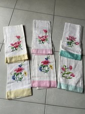 Gruppo 6 asciugamani di lino