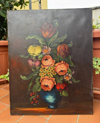 Dipinto olio tela natura - dipinto, su
