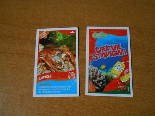 Figurina card spongebob crai - card,