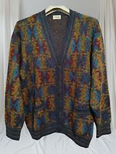 MISSONI Vintage Sport Cardigan Maglione Sweater 52 ITA Lana Multicolore A