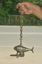 Vintage IN Ottone Pesce Forma