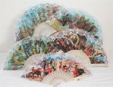 220 Uno Ventaglio Ballo Decorazione Spagnolo Flamenco Mano Wind Fiore Estate Air