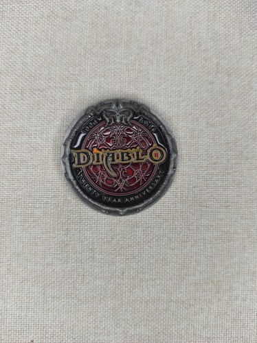 Diablo 20th anniversary coin - diablo,