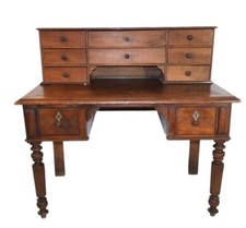 elegante grande scrivania epoca metà '800 stile Luigi Filippo