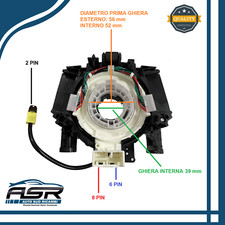 SENSORE MOLLA SPIRALE DEVIOLUCI NISSAN QASHQAI NV200 NOTE PATHFINDER B5567BH00A